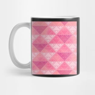 sierpinski triangles - rose Mug